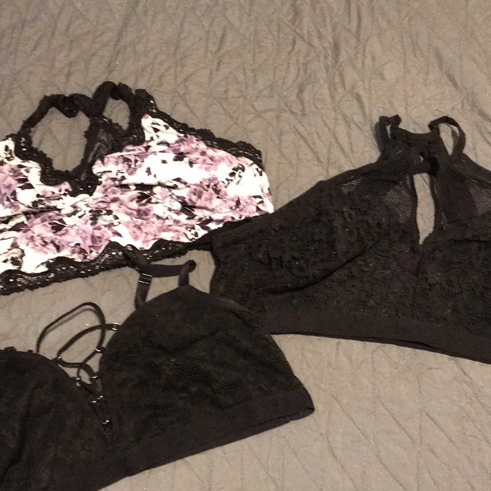 3 torrid bralettes Sz 1